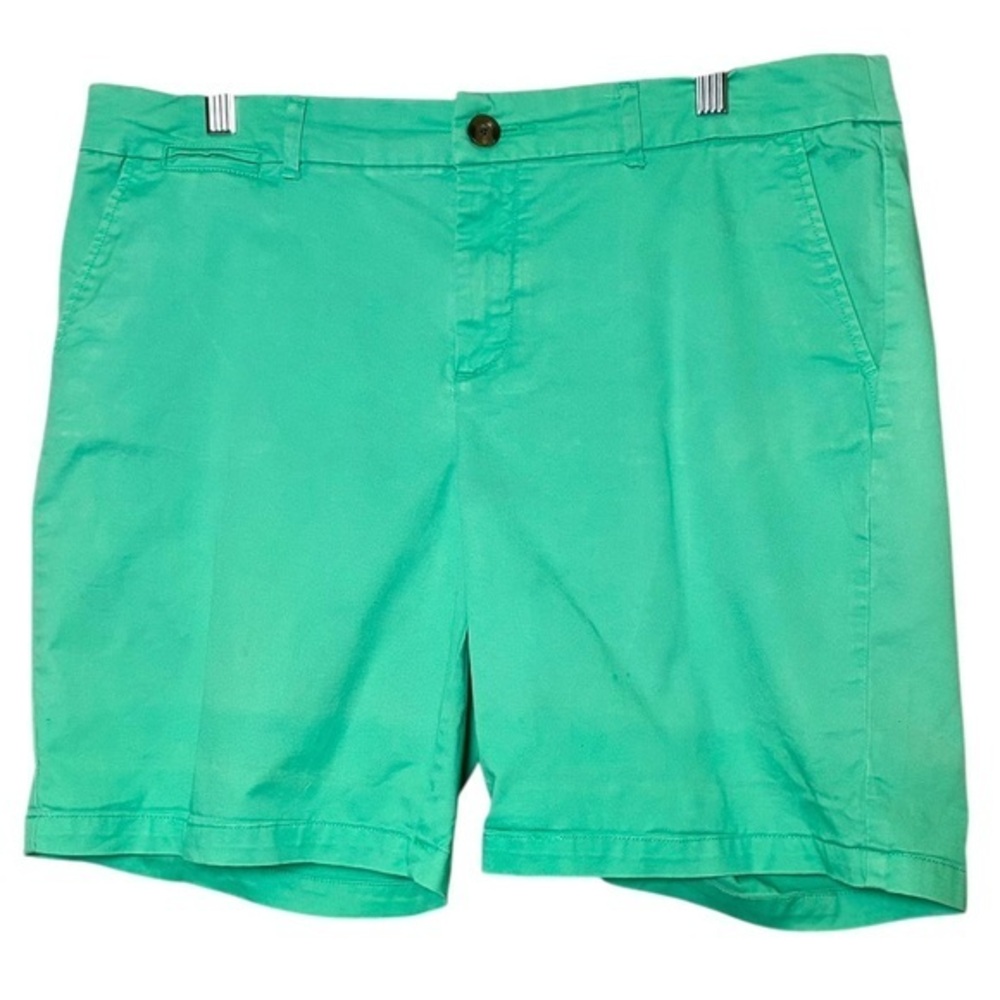 Gap Khakis by Gap the Boyfriend Shirt Rollup Shorts Southern Turquoise (Green)